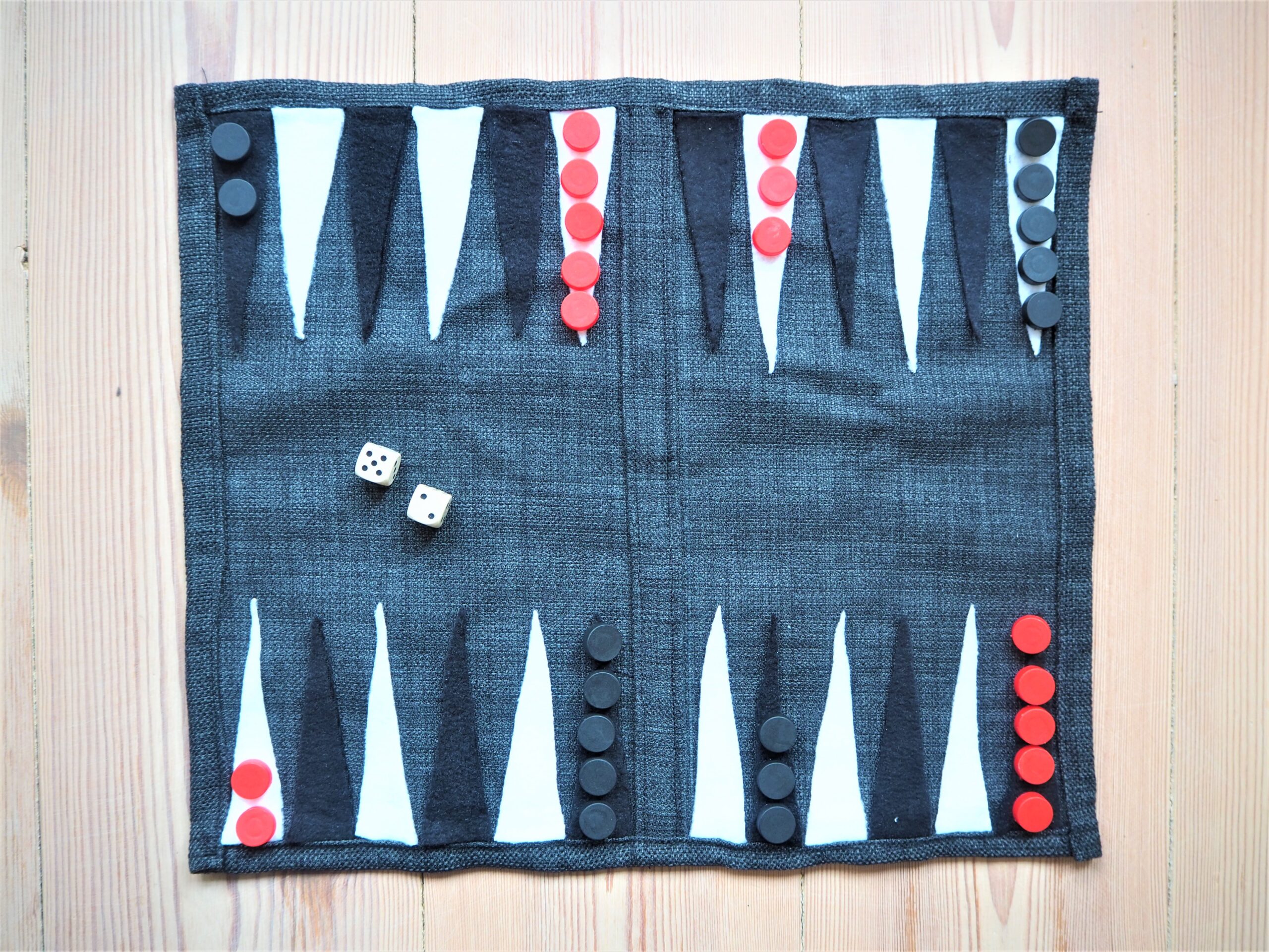 Hjemmesyet backgammon